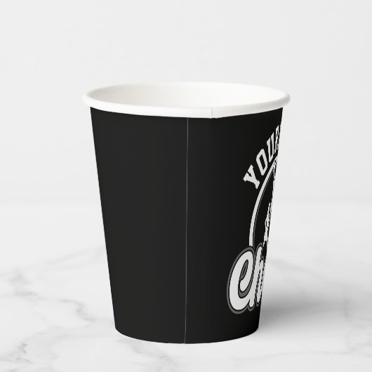 Persoonlijke naam Kop Team Varsity Cheerleader Papieren Bekers (Rechts)