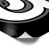 Persoonlijke naam Kop Team Varsity Cheerleader Perfect Poster (Hoek)