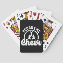 Persoonlijke naam Kop Team Varsity Cheerleader Pokerkaarten