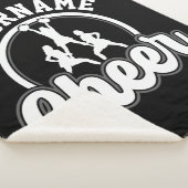 Persoonlijke naam Kop Team Varsity Cheerleader Sherpa Deken (3/4)