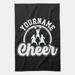 Persoonlijke naam Kop Team Varsity Cheerleader Theedoek