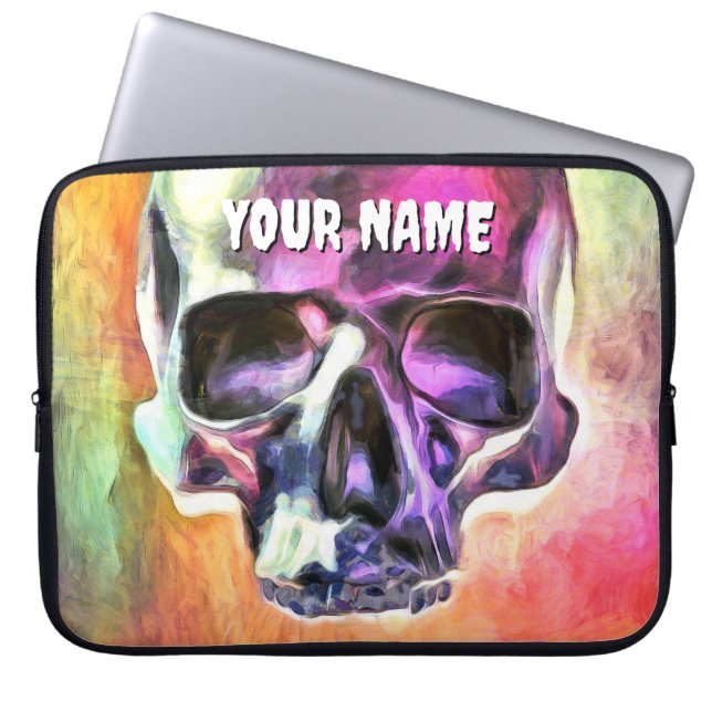 Persoonlijke naam. laptop sleeve (Voorkant)