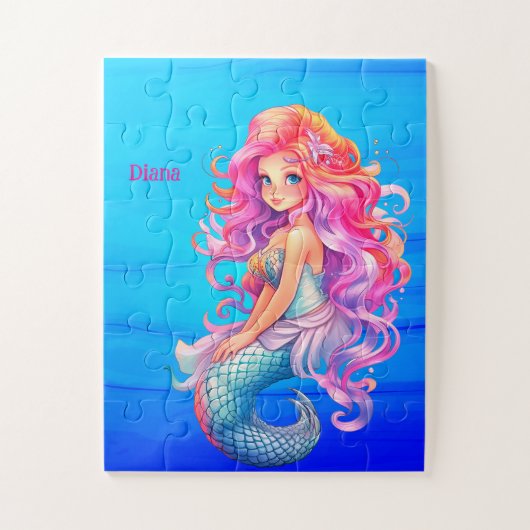 Persoonlijke naam legpuzzel (Verticaal)