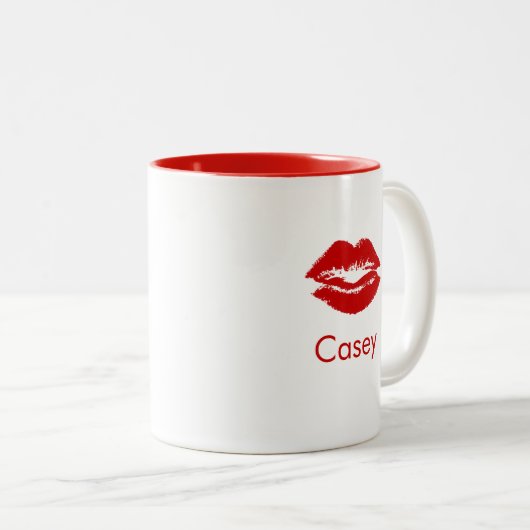 Persoonlijke naam Lips Mrs mok (Voorkant rechts)