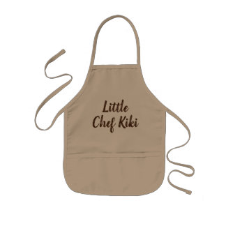 Persoonlijke naam Little Chef Kinder Schort