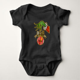 Persoonlijke naam Luipaard Boog Papegaai Ornament Romper