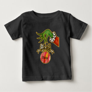 Persoonlijke naam luipaard strik papegaai ornament
