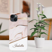 Persoonlijke naam | Luxe marmer Case-Mate iPhone Case
