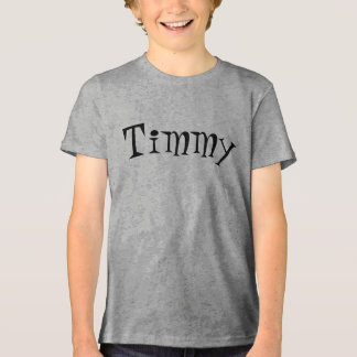 Persoonlijke naam - maak je eigen aangepaste grijs Tri-Blend shirt