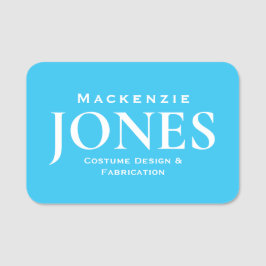 Persoonlijke naam Merk Business Logo Modern Turquo Naamplaatje