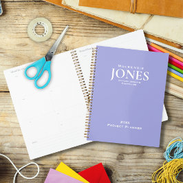 Persoonlijke naam Merknaam Bedrijfs Logo Modern Pa Planner
