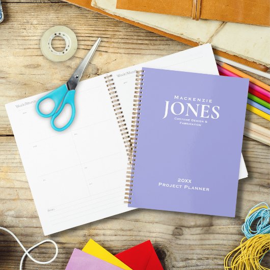 Persoonlijke naam Merknaam Bedrijfs Logo Modern Pa Planner