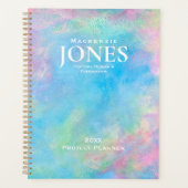 Persoonlijke naam Merknaam BedrijfsModerne Abstrac Planner (Voorkant)