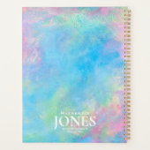 Persoonlijke naam Merknaam BedrijfsModerne Abstrac Planner (Achterkant)