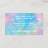 Persoonlijke naam Merknaam BedrijfsModerne Abstrac Visitekaartje (Achterkant)