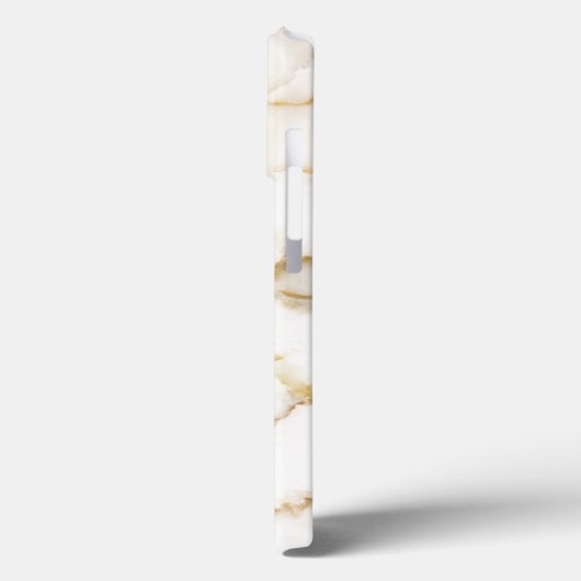 Persoonlijke naam met gouden marmer-effect Case-Mate iPhone case (Achterkant / Links)