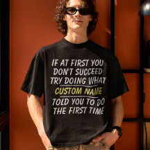 Persoonlijke naam met grappig Gezegde