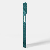 Persoonlijke naam met groen damast bloemenmonogram Case-Mate iPhone case (Achterkant / Rechts)