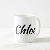 Persoonlijke naam met hart koffiemok (Voorkant rechts)