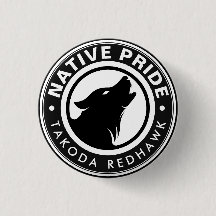 Persoonlijke naam met indiaans wolf logo