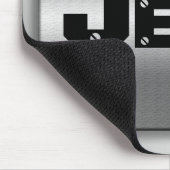 Persoonlijke naam Metal Mousepad Muismat (Hoek)