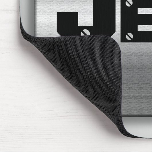 Persoonlijke naam Metal Mousepad Muismat (Hoek)