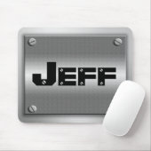 Persoonlijke naam Metal Mousepad Muismat (Met muis)