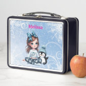 Persoonlijke naam Metalen lunchbox (In situ)