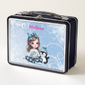 Persoonlijke naam Metalen lunchbox (Voorkant)