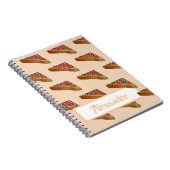 Persoonlijke naam Modern Pastel Sinaasappel Fairy  Notitieboek (Rechterzijde)