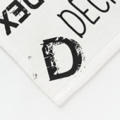 Persoonlijke naam Modern Trendy Boys Girls Fleece Deken (Hoek)