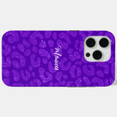 Persoonlijke naam moderne stijlvolle glitters paar Case-Mate iPhone case (Achterkant (horizontaal))