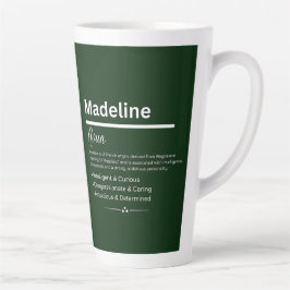 Persoonlijke naam mok voor meisje Madeline
