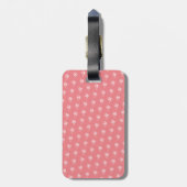 Persoonlijke naam | Monogram Bagagelabel (Achterkant verticaal)