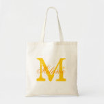 Persoonlijke naam monogram canvas tas | Geel goud<br><div class="desc">Persoonlijke naam monogram canvas tas | Gele goudkleur. Elegant logo ontwerp met monogrammed letter initialen. Een  cadeauidee voor bruid,  bloemmeisjes,  eerwraak en bruidsmeisjes tijdens bruiloften.</div>