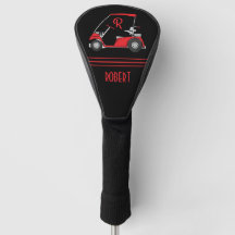 Persoonlijke naam & monogram golfhoes
