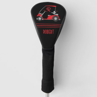 Persoonlijke naam & monogram golfhoes golfheadcover