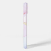 Persoonlijke naam Monogram Paarse Waterverf Luxe Case-Mate iPhone Case (Achterkant / Rechts)