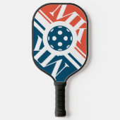 Persoonlijke naam monogram pickleball racket (Voorkant)