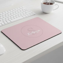 Persoonlijke naam monogram stoffige roos