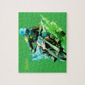 Persoonlijke naam Motocross Puzzel (Verticaal)