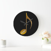 Persoonlijke naam Musical Note | Musicians Dancers Grote Klok (Huis)