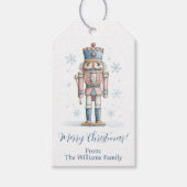 Persoonlijke naam Notenkraker Kerstmis Cadeaulabel (Voorkant)