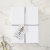 Persoonlijke naam Notenkraker Kerstmis Cadeaulabel (Met Touw)