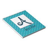 Persoonlijke naam notitieblok (Schuin)