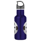 Persoonlijke naam nummer voetbal waterfles (Achterkant)