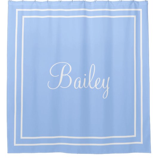 Persoonlijke naam of initiaal douchegordijn (Voorkant)