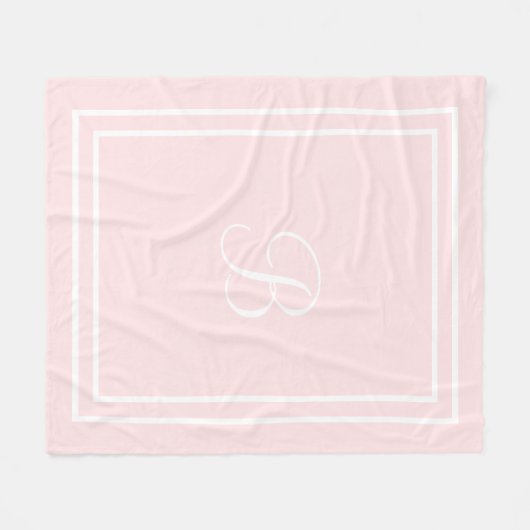 Persoonlijke naam of initiaal fleece Blanket (Voorkant (Horizontaal))