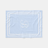 Persoonlijke naam of initiaal fleece Blanket Deken (Voorkant (Horizontaal))