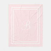 Persoonlijke naam of initiaal fleece Blanket Deken (Voorkant)